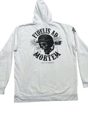 Peacemakers Union "Life's A Breach" Fidelis Ad Mortem Hoodie Brand New